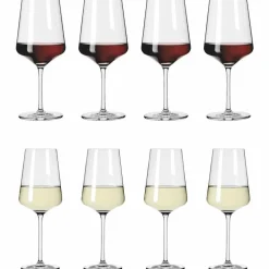 Lichtweiss rødvin/hvitvinsglass, 8-pack