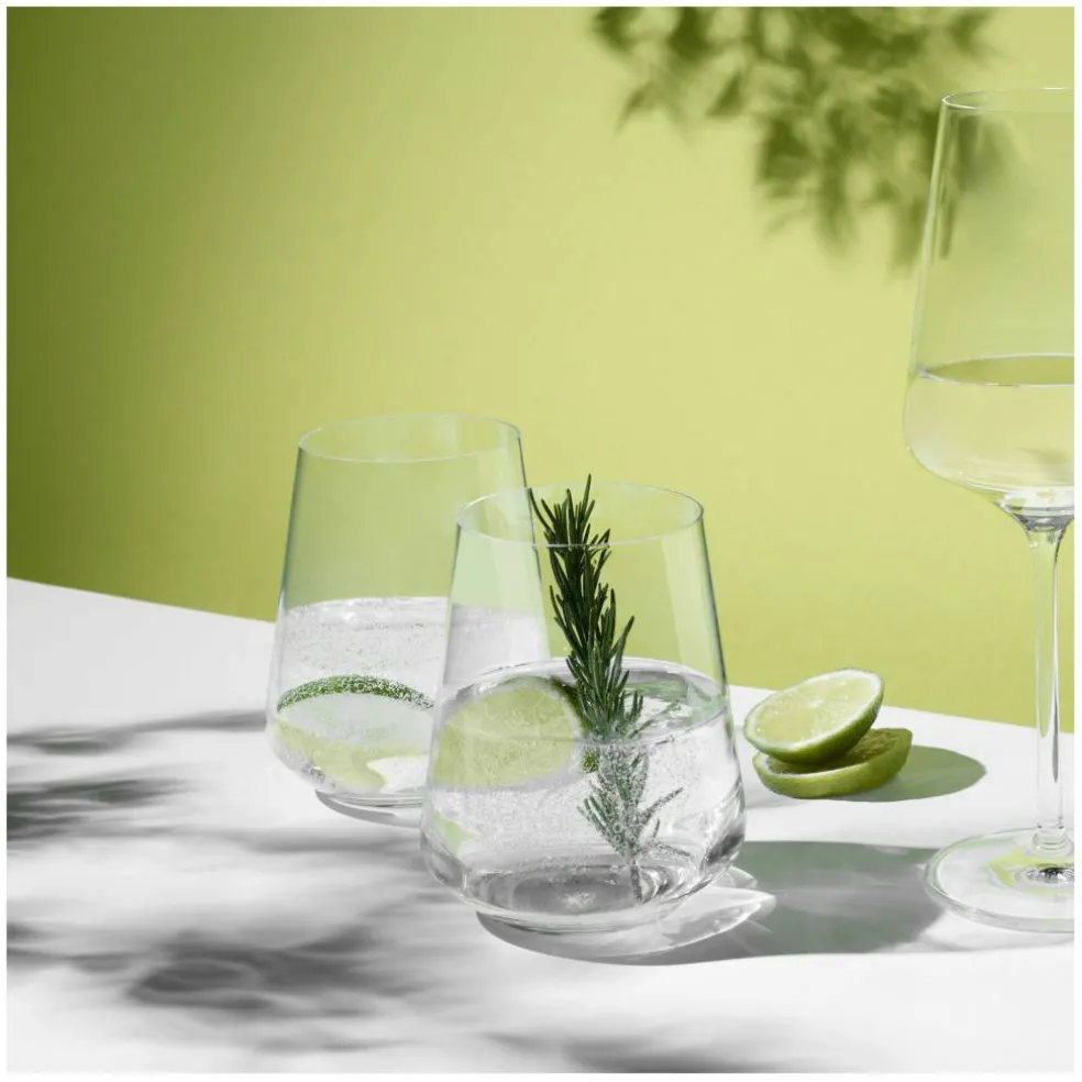 Lichtweiss vannglass, 2 stk