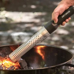 Lighter Classic elektrisk grilltenner, svart/stål