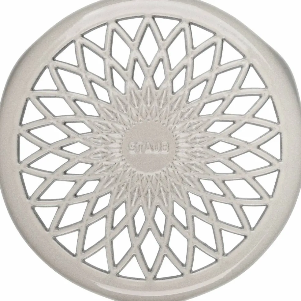 Lilie gryteunderlag 23 cm, white truffle