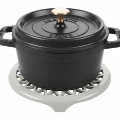 Lilie grytunderlag 23 cm, black