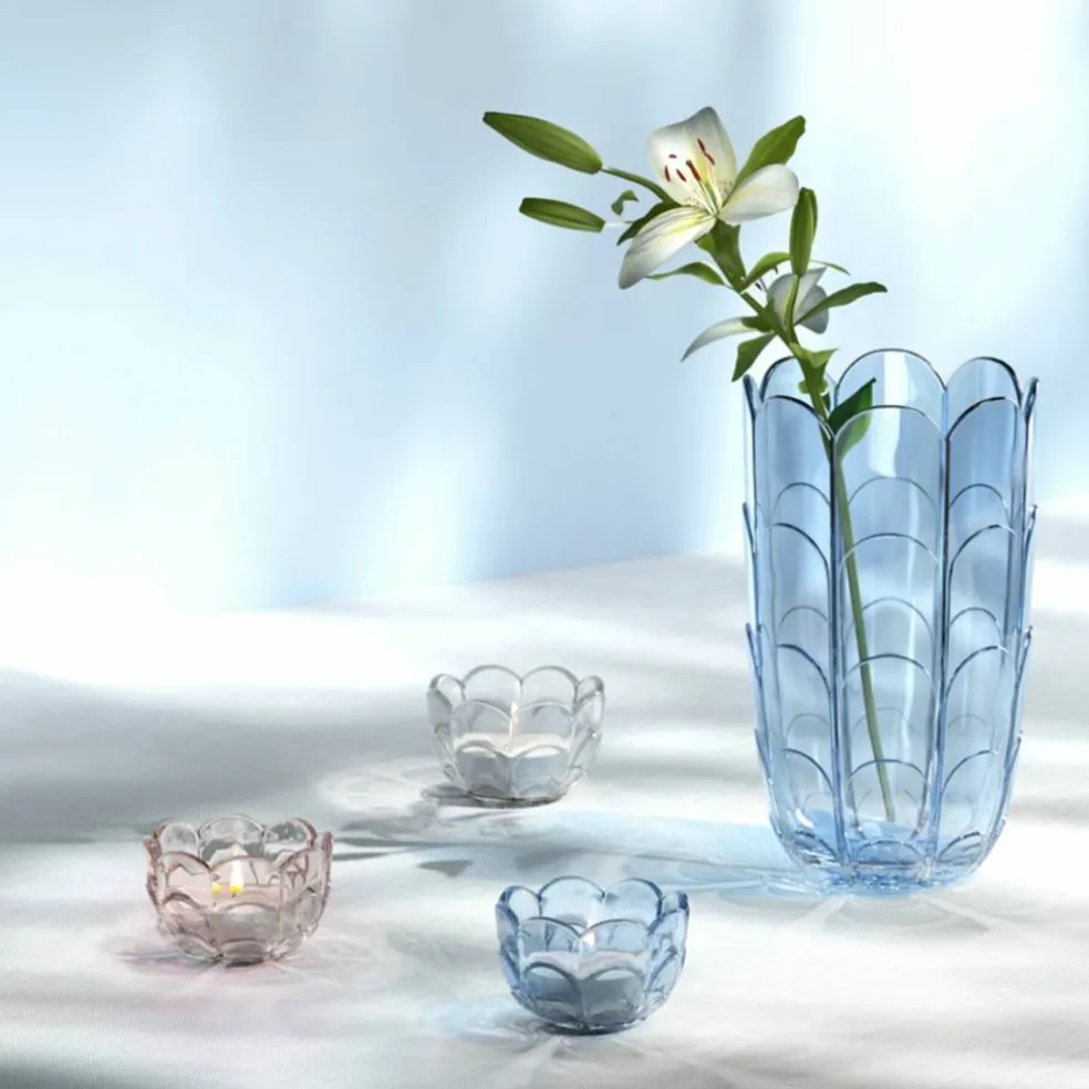 Lily telysholder 7 cm, clear