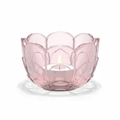 Lily telysholder 7 cm, clear