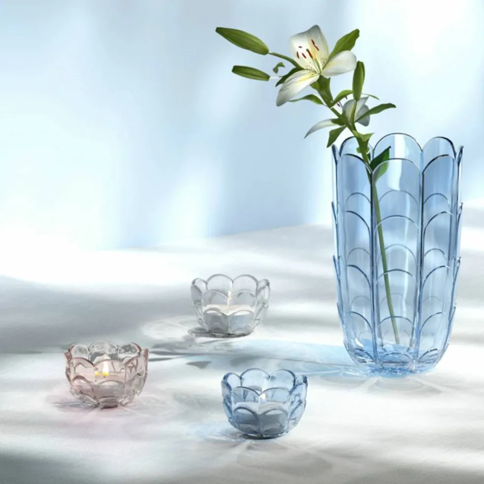 Lily telysholder 7 cm, clear