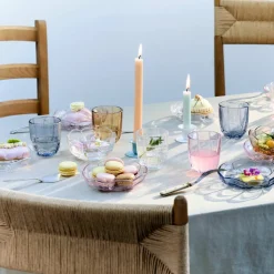 Lily vannglass 32 cl 2 stk, blue iris