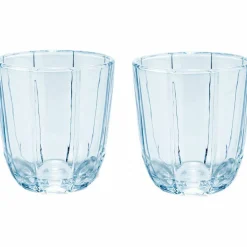 Lily vannglass 32 cl 2 stk, blue iris