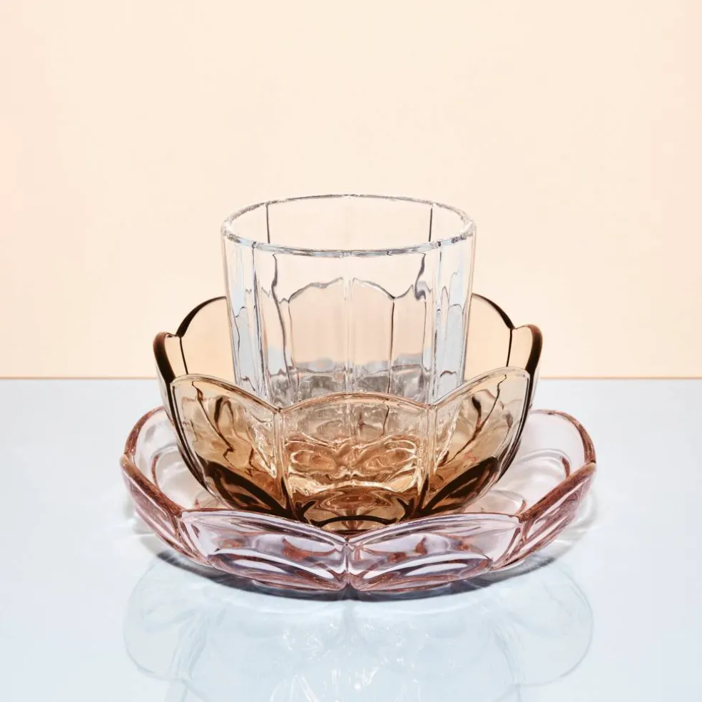 Lily vannglass 32 cl 2 stk, blue iris