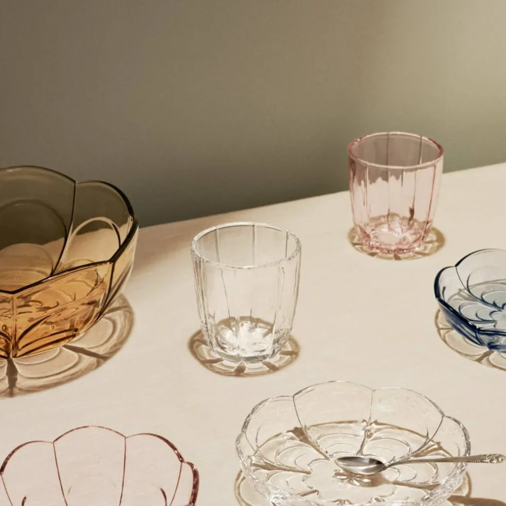 Lily vannglass 32 cl 2 stk, blue iris