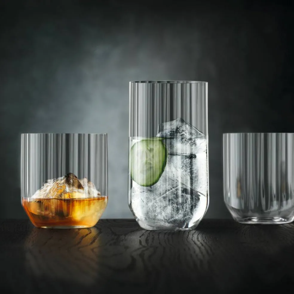 Linear longdrinkglass 4-pakning