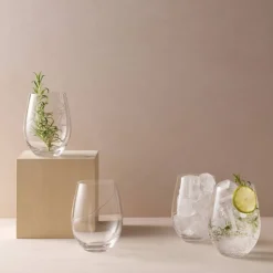 Line gin & tonic glass
