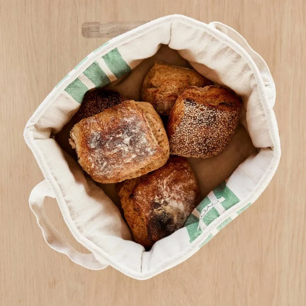 Linu brødkurv, blå