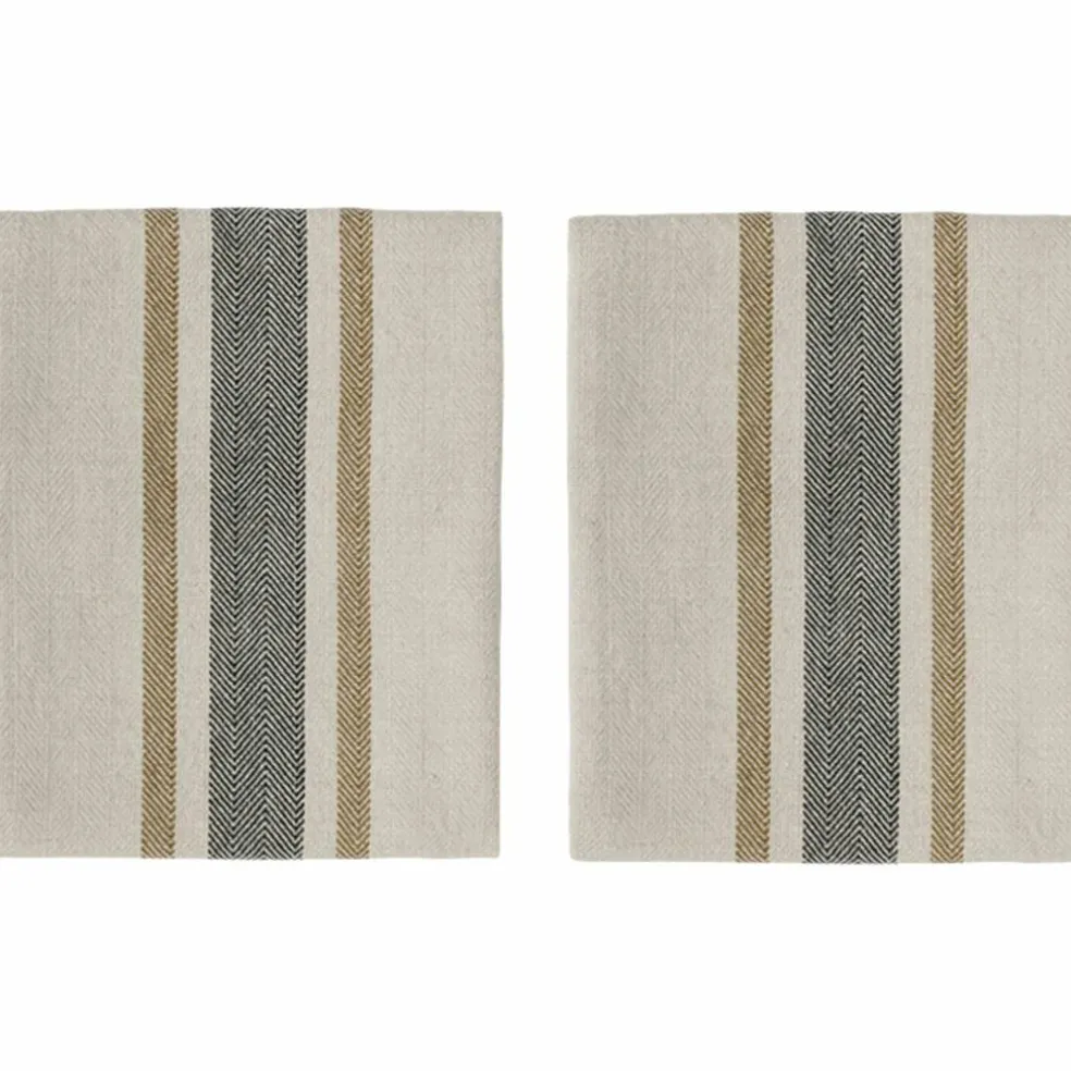 Linu serviett, svart, 2 stk