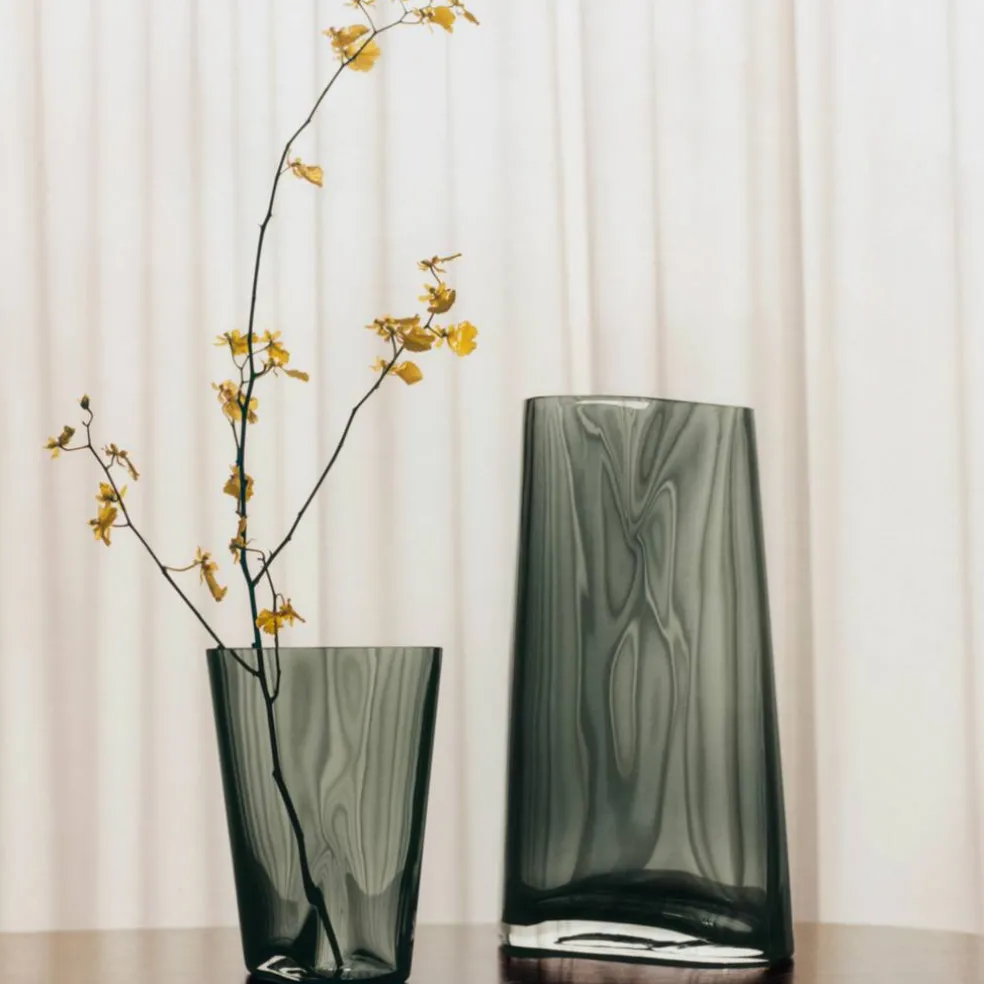Lituus glassvase mellom