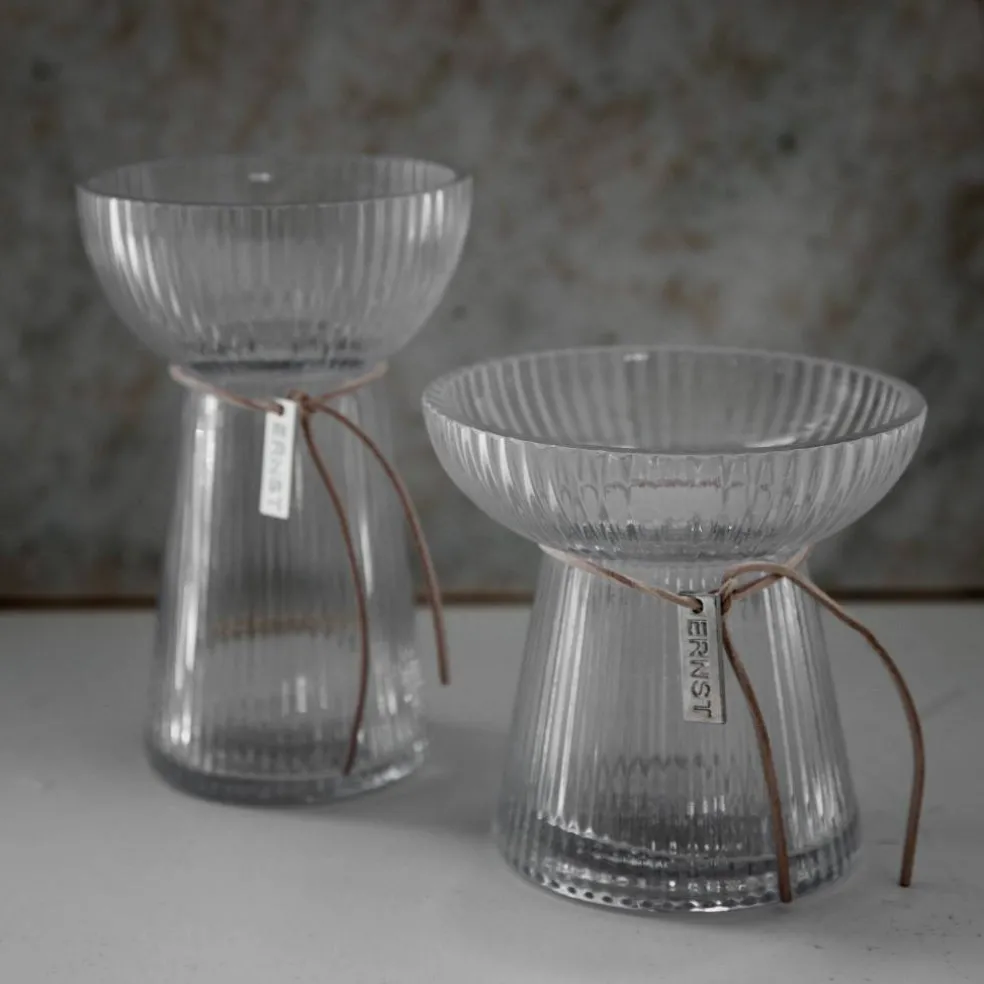 Løkvase, 15 cm, stripete