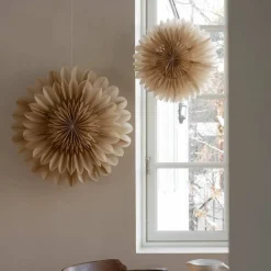 Lotus julestjerne 60 cm, beige