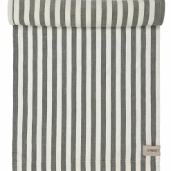 Løper bred stripe 45x250 cm, rød/hvit