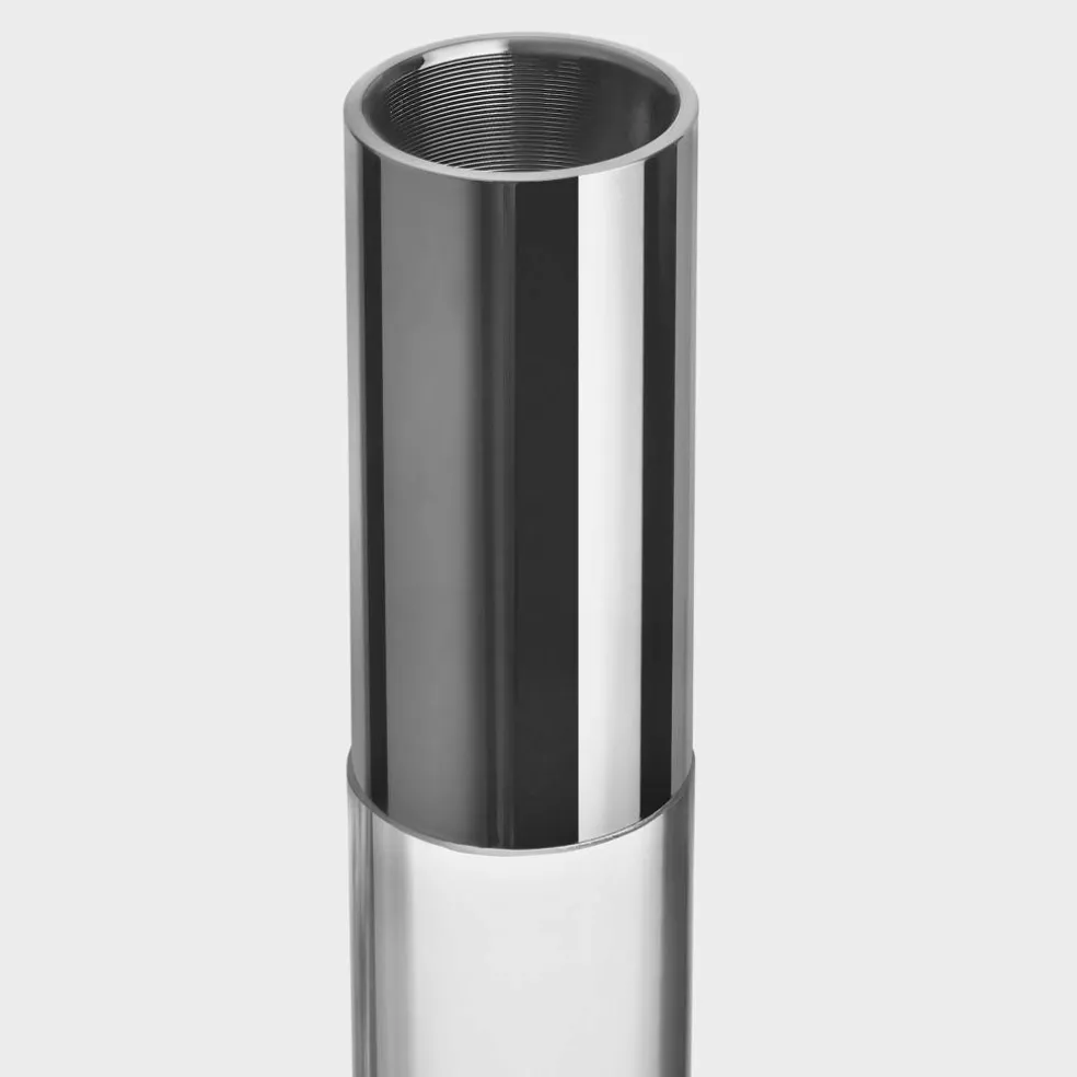 Lumiere lysestake 26,5 cm, sølv/metall