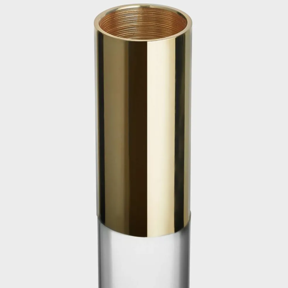 Lumiere Lysestake 32 cm, sølv/metall