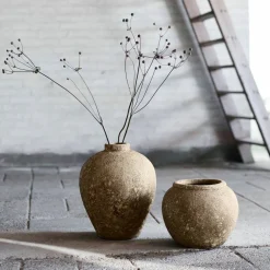 Luna vas 18 cm, beige