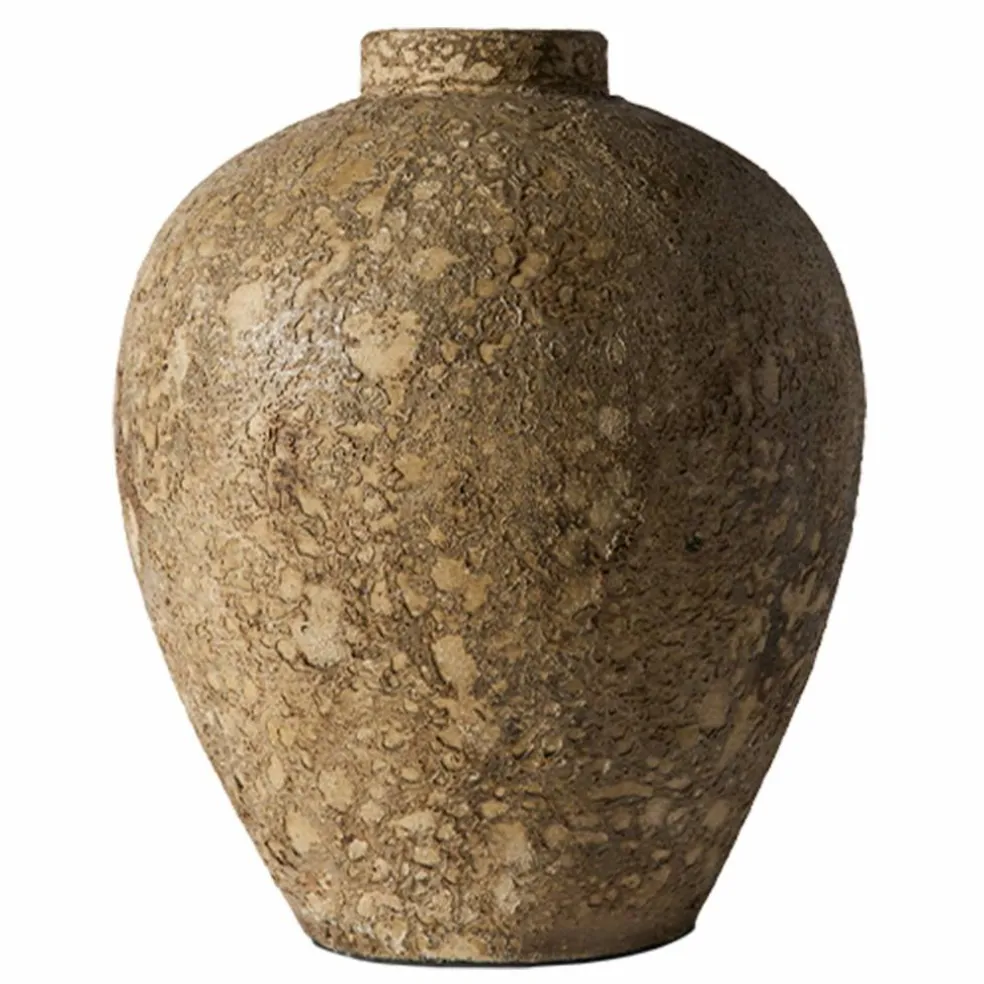 Luna vas 25 cm, beige