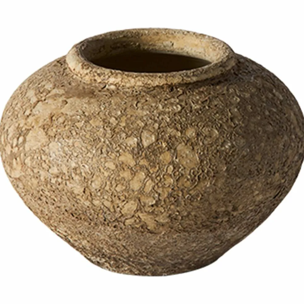 Luna vas 25 cm, beige