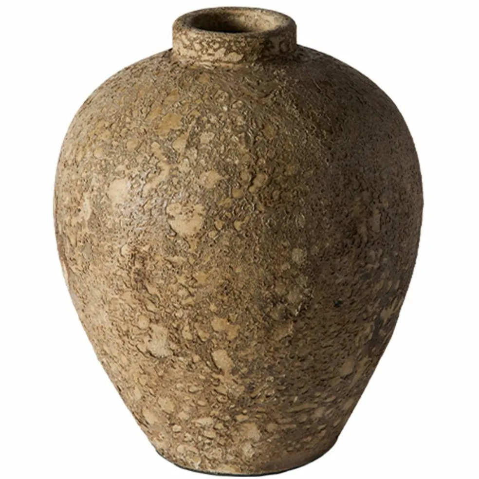 Luna vas 25 cm, beige