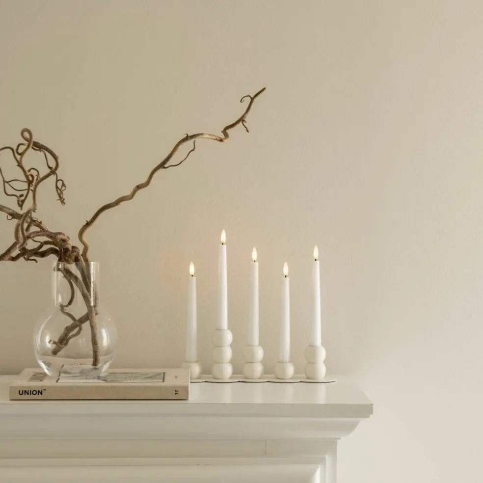 Lykke LED adventslysestake, svart