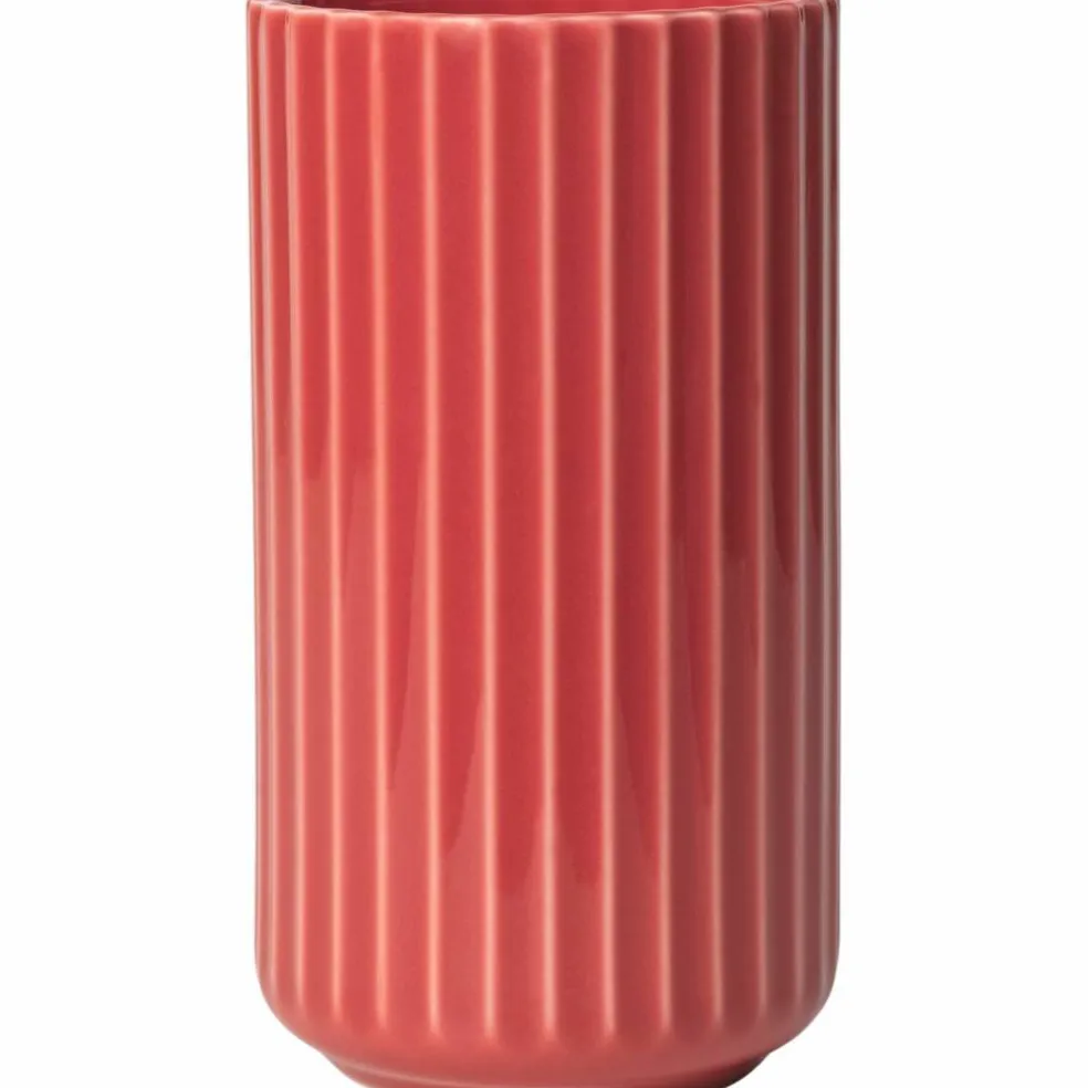 Lyngby vase 15.5 cm, rød