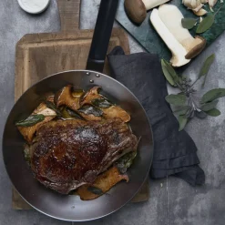 Lyonnaise Stekepanne Karbonstål 20 cm