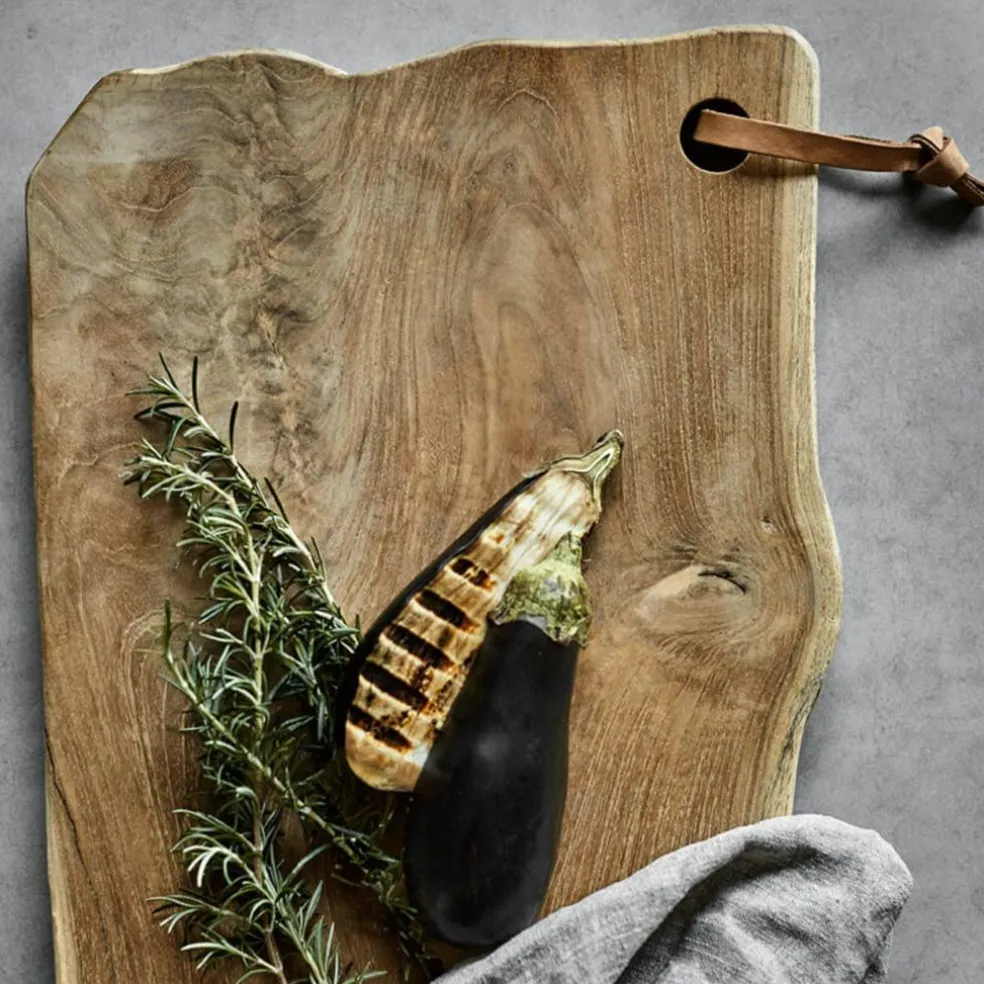 Lyon skjærebrett 70x25 cm, teak