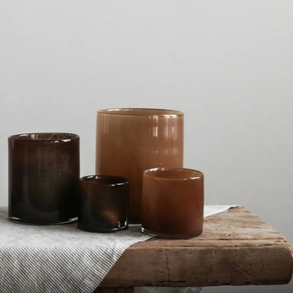 Lyric telysglass, brown, extra small