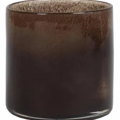 Lyric telysglass, dark brown, extra small