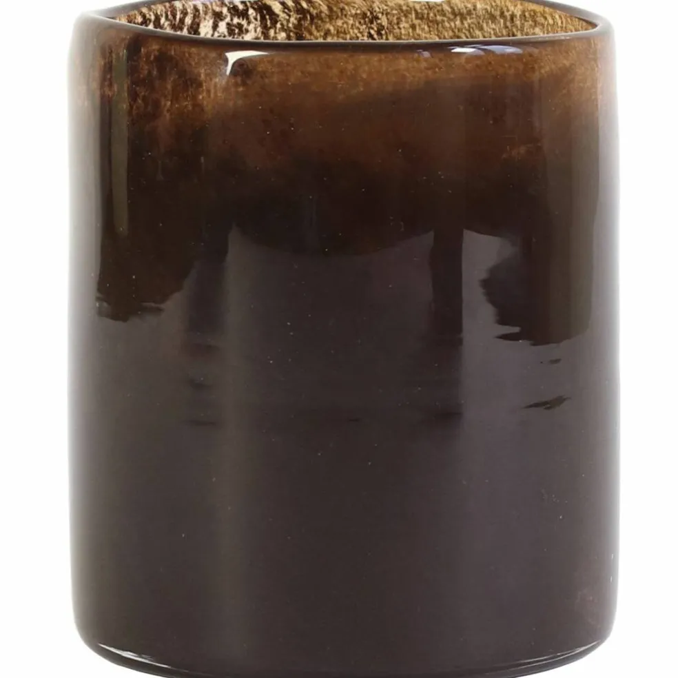 Lyric telysglass, dark brown, extra small