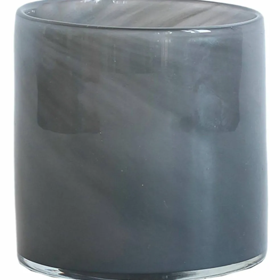 Lyric telysglass, dark grey, large