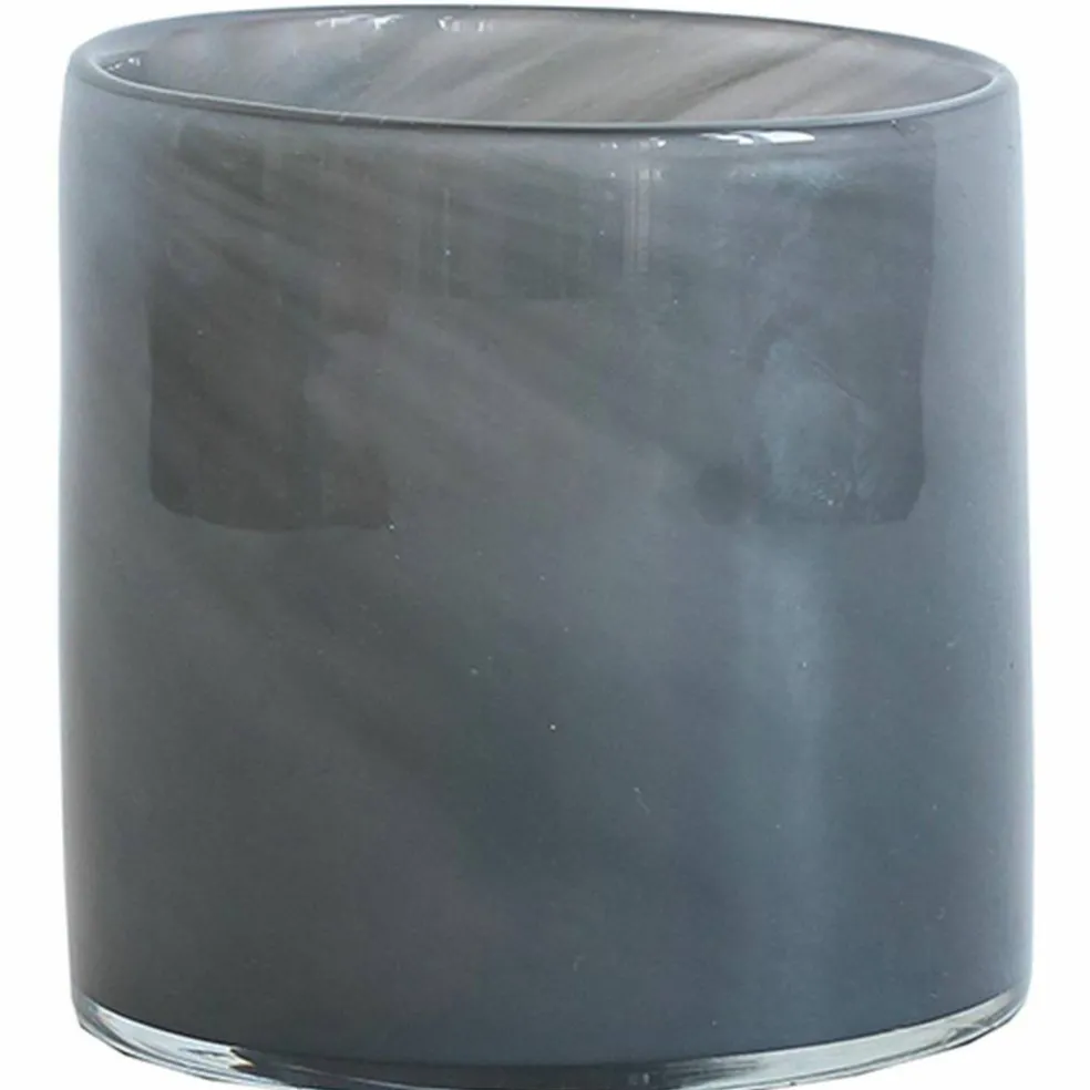 Lyric telysglass, dark grey, small