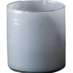 Lyric telysglass, dusty blue, medium