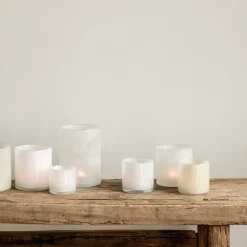 Lyric telysglass, linen, small