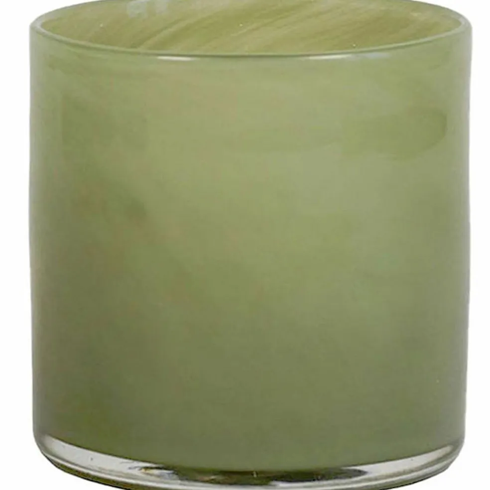 Lyric telysglass, olive green, small