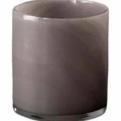 Lyric telysglass, purple grey, small