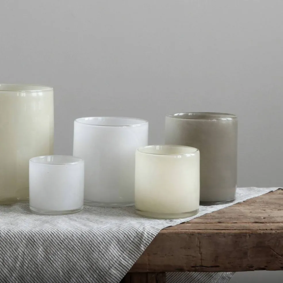 Lyric telysglass, white, small