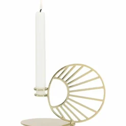Lysestake Amat 19x12x13cm Messing