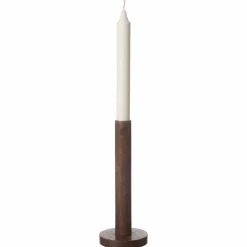 Lysestake i tre mørkebrun, 20 cm