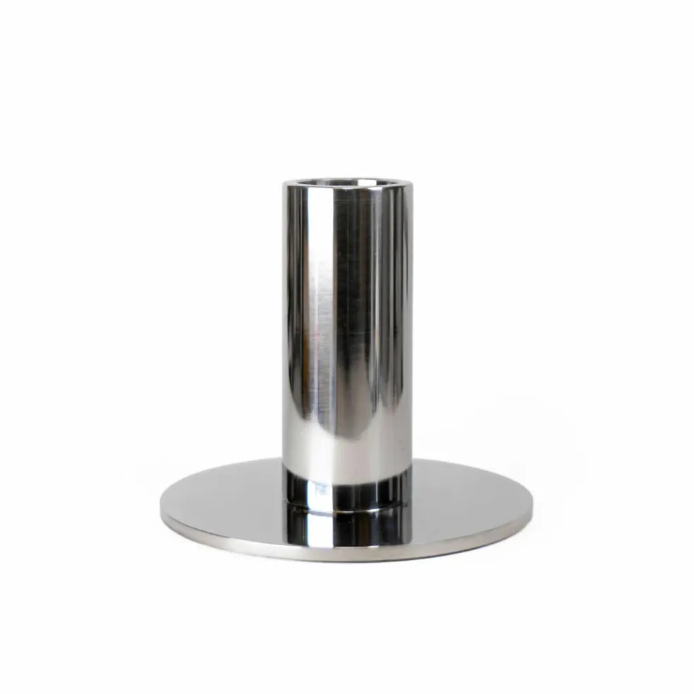 Lysestake lav 3 cm, rustfritt stål