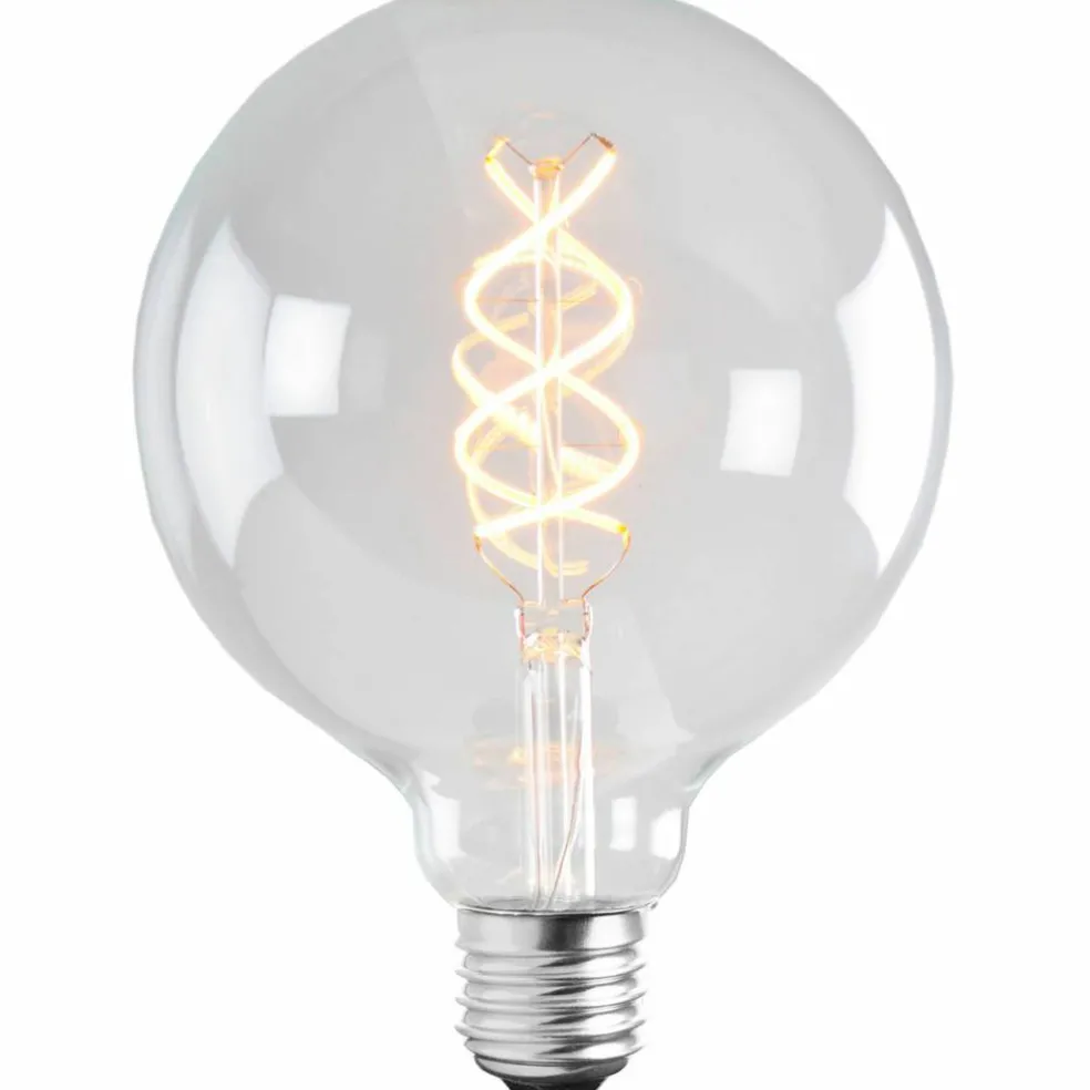 Lyspære E27 LED Soft Filament Globe 125 mm 5W, klar