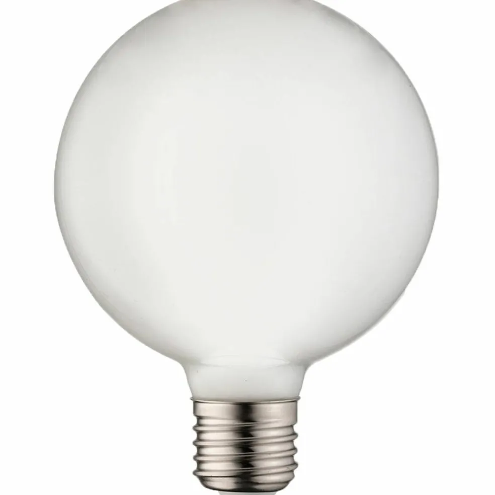 Lyspære E27 LED 3-trinns dimbar Globe 125 mm 0,4-7W, opal