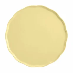 Madeleine Serveringsfat rund, cream