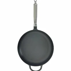 Maestro støpejernspanne 24 cm – utflaret kant