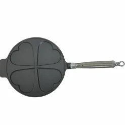 Maestro støpejernspanne til lapper — hjerter, 25 cm