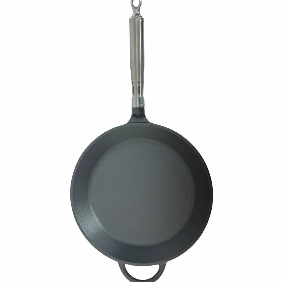 Maestro støpejernsstekepanne med rund kant, 20 cm