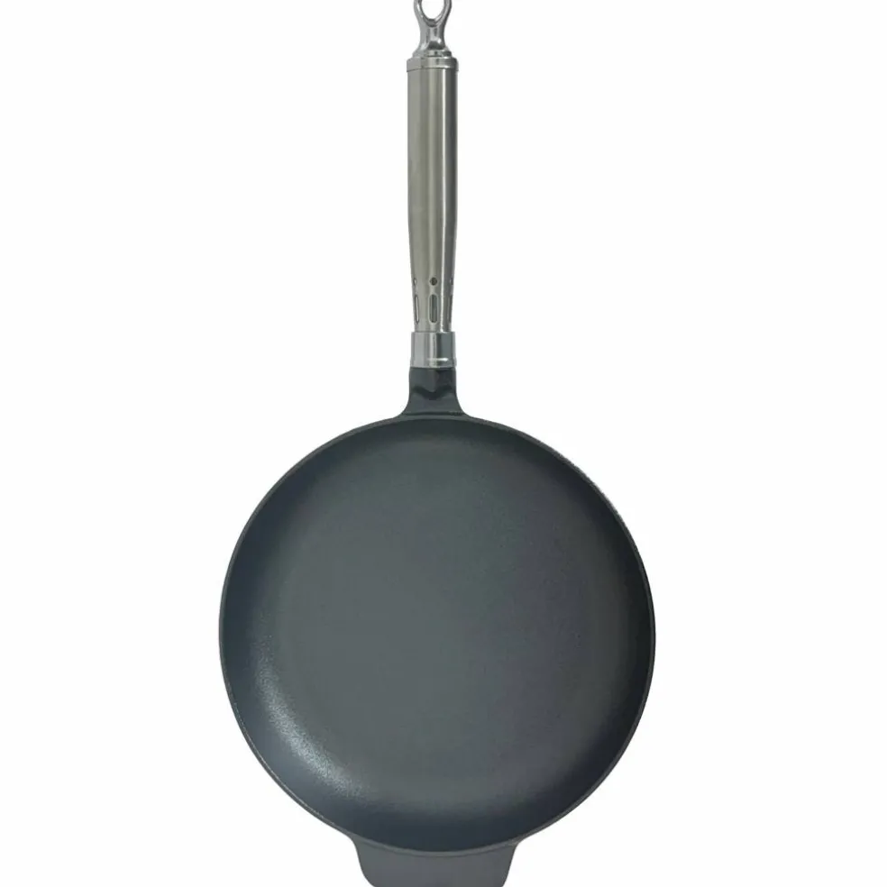 Maestro støpejernsstekepanne med rund kant, 20 cm